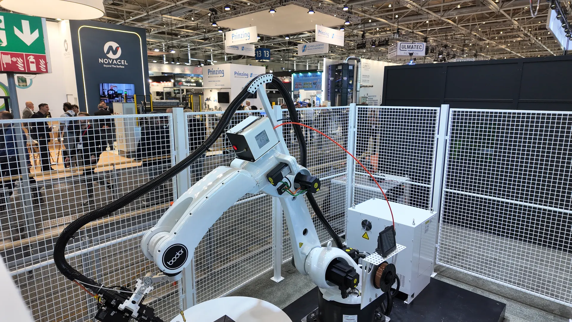 Robotický zvárací systém Bodor iWelder na EuroBLECH 2026
